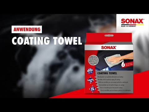 SONAX 04511000 PROFILINE Coating Towel, 6 pcs