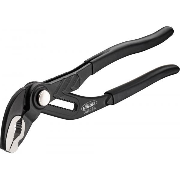[V6504-250] VIGOR Pince multiprise ∙ avec bouton-poussoir ∙ V6504-250 ∙ 250 mm