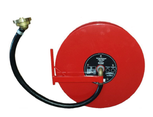[00016431] SCHLAUCHHASPEL / ENROULEUR DE TUYAU S-STr I-480MM-DN25-20m-R nach DIN EN 671-1 Ausführung mit 20 m formstabilem Schlauch DN25 (1") nach DIN EN 694 eingebunden und aufgehaspelt sowie EN-Strahlrohr nach DIN 671-1 eingepresst. EN-Strahlrohr mit 6 mm Öffnungsquerschnitt, stufenlos regelbar von „Zu“ über Sprühstrahl bis Vollstrahl. Haspelscheiben aus Stahlblech und gemäß BGV A8 rot RAL 3001 lackiert. Haspeldurchmesser 480 mm, Schlauchhaspel inkl. Haspelarm zum Ausschwenken der Schlauchhaspel um 240° und einem 1m Verbindungsschlauch mit eingebundener C-Kupplung zum Anschluss am Schlauchanschlussventil. Schlauchhaspel vorgesehen für Wasseranschluss von rechts, Umbau auf links möglich.