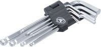 [815BG] BGS - 815 - Jeu de clés allen six pans intérieurs/femelle à tête sphérique 1,5 - 10 mm 9 pièces