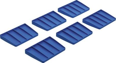 BGS - 70222 - Languettes de séparation pour caisse porte-outils matière plastique 6 pièces
