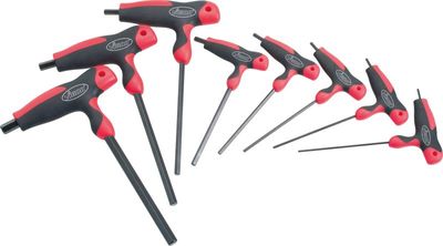 [V1409] VIGOR - Jeu de tournevis à 6 pans avec manche en T ∙ taille 2 – 10 mm ∙ 8 pièces