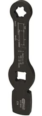 KSTOOLS 517.0914 Clé à frapper TORX® E 24 pour raccords d'étriers de frein - En matière Robuste et Résistante