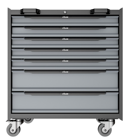 [V6000-019XL] VIGOR Servante d'atelier pour système d'armoire murale ∙ 833 mm ∙ V6000-019XL ∙ L x l x h : 861 x 459 x 940 mm