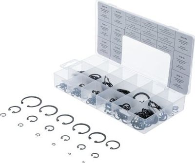BGS - 8049 - Assortiment de circlips intérieurs Ø 3 - 32 mm 300 pièces