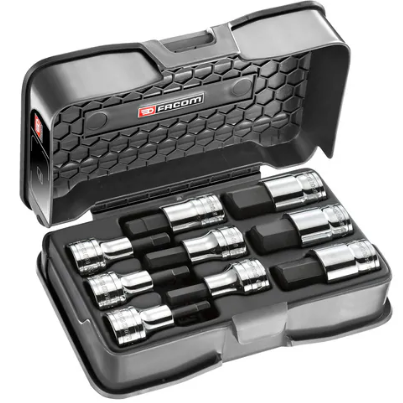 [STM.J9APB] FACOM STM.J9APB COFFRET DOUIL-TVS 1/2' 6 PANS 5-19MM