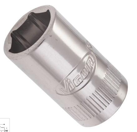 [V2422N] VIGOR - Douille à 6 pans ∙ taille 10 mm