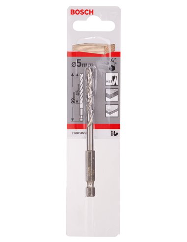 [2608595521] [⚠Déstockage] Mèche HSS à bois 6Pans 5x52x99
