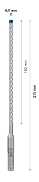 [2608900073] Foret SDS plus-7X 6x150x215mm