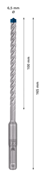 [2608900078] Foret SDS plus-7X 6,5x100x165mm
