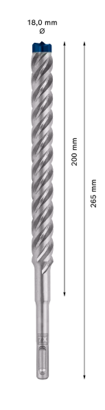 [2608900138] Foret SDS plus-7X 18x200x250mm