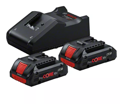 [1600A01BA3] Kit de démar. ProCORE18V 2x 4,0 Ah + GAL