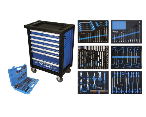 [BT153473] Brillant Tools Servante d'atelier 7 Tiroirs avec 473 outils