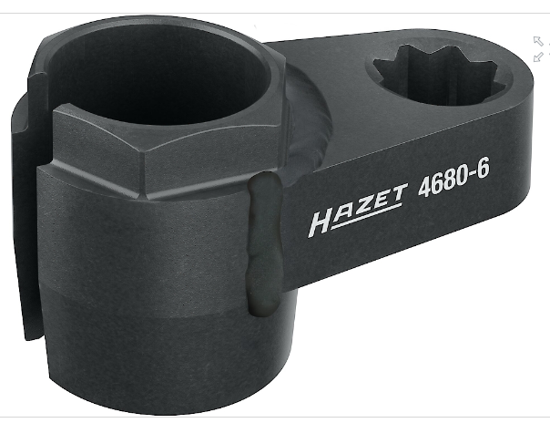 [4680-6] HAZET - Douille pour sondes d'échappement ∙ taille 24 mm ∙ longueur : 66 mm