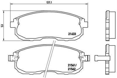 [⚠Déstockage] PLAQUETTES DE FREIN BREMBO