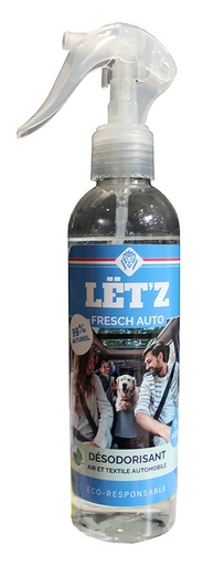 [MEDLETZFRMENTHE] LETZ FRESCH MENTHE POIVREE (DESODORISANT AIR ET TEXTILE 250 ML AVEC TRIGGERS)