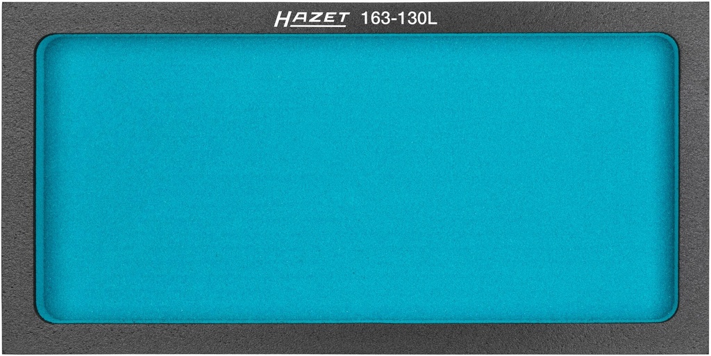 [163-130L] HAZET - Garniture en mousse souple ∙ avec compartiments petites pièces