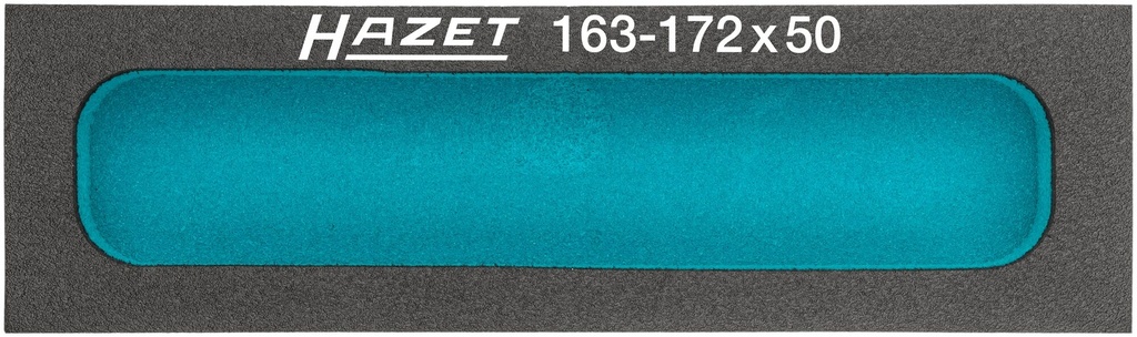 [163-172X50] HAZET - Garniture en mousse souple ∙ avec compartiments pour les petites pièces
