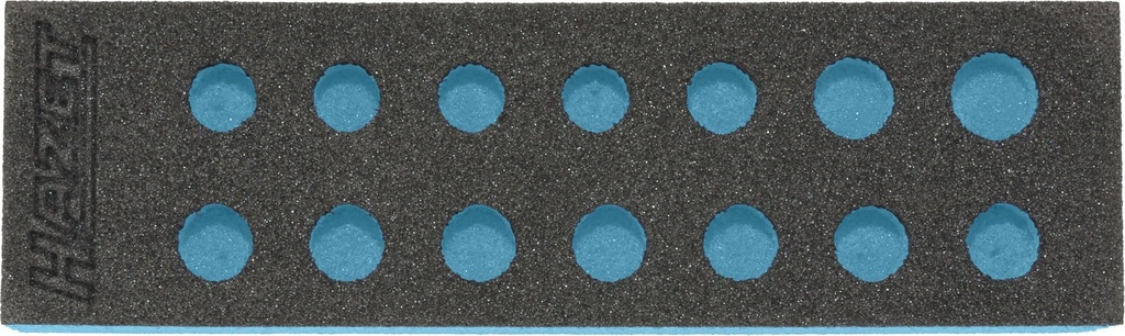 [163-251L] HAZET Garniture en mousse souple bimatière 163-251L ∙ L x l : 172 mm x 50 mm