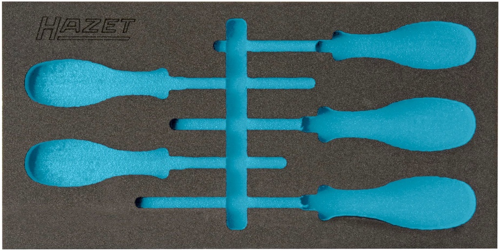 [163-264L] HAZET Garniture en mousse souple bimatière 163-264L ∙ L x l : 342 mm x 172 mm
