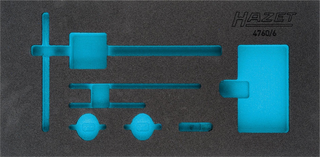 [163-325L] HAZET - Garniture en mousse souple bimatière