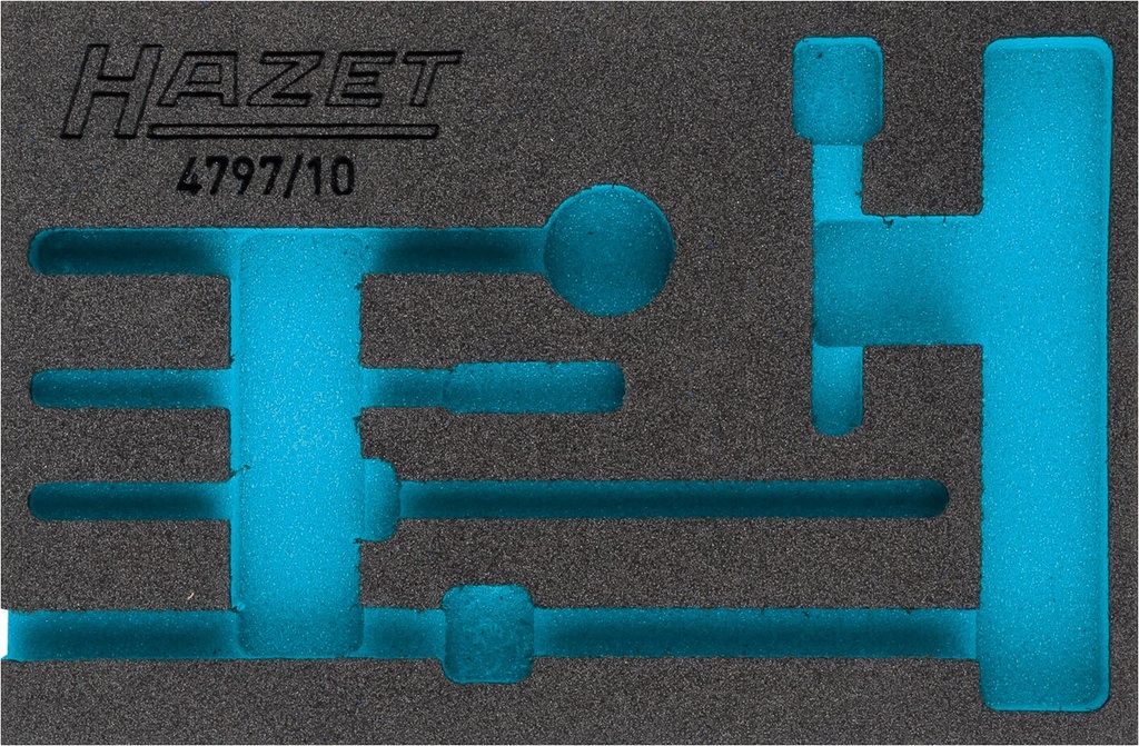 [163-326L] HAZET - Garniture en mousse souple bimatière