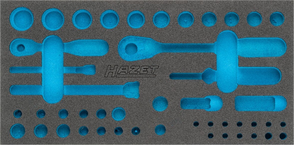 [163-349L] HAZET Garniture en mousse souple bimatière 163-349L ∙ L x l : 342 mm x 172 mm