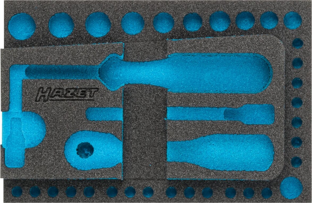 [163-350L] HAZET Garniture en mousse souple bimatière 163-350L ∙ L x l : 172 mm x 114 mm