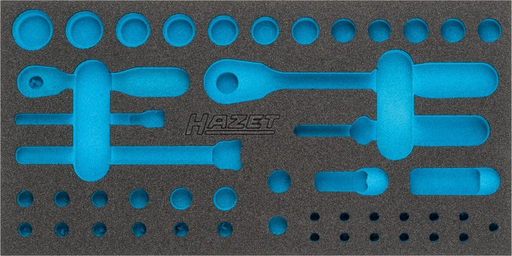 [163-351L] HAZET Garniture en mousse souple bimatière 163-351L ∙ L x l : 342 mm x 172 mm