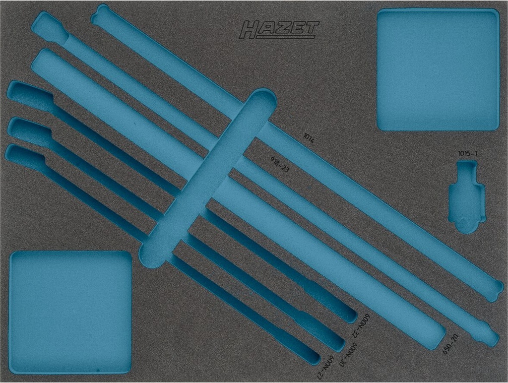 [163-371L] HAZET - Garniture en mousse souple bimatière