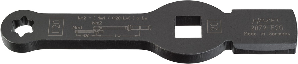 [2872-E20] HAZET - Clé à frapper TORX® ∙ avec 2 surfaces de frappe