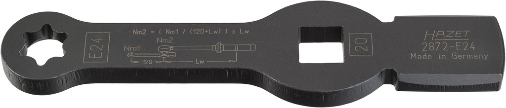 [2872-E24] HAZET - Clé à frapper TORX® ∙ avec 2 surfaces de frappe