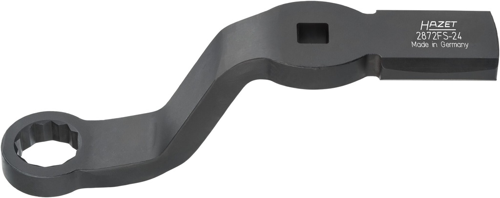 [2872FS-24] HAZET - Clé polygonale à frapper (à 12 pans) pour véhicules utilitaires avec 2 surfaces de frappe