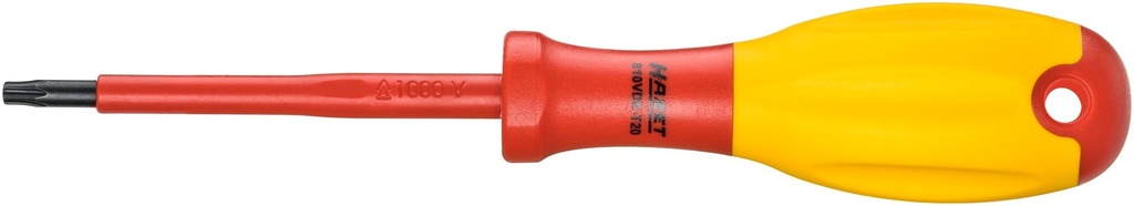 [810VDE-T20] HAZET Tournevis d'électricien ∙ avec isolation de protection 810VDE-T20 ∙ Profil TORX® intérieur ∙ Taille T20