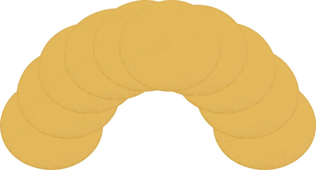 [9033-5-02/10] HAZET - Feuilles abrasives de rechange ∙ grain 400 ∙ ⌀ 50 mm
