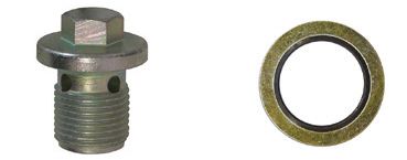 DRAIN PLUG AND SEALING RING M18-1,50 X 22 mm