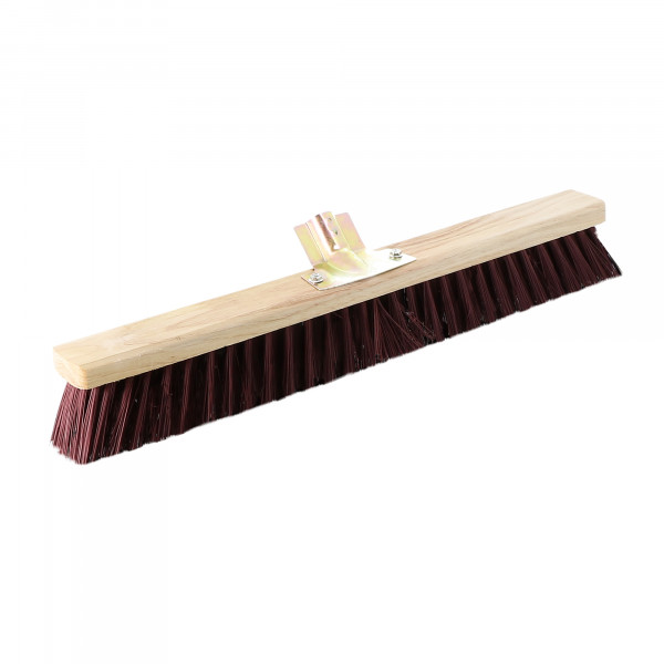 WILMART - Balai de cantonnier PVC rouge 100 cm - douille 28 mm 