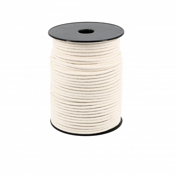 WILMART - Cordeau coton  Ø 4 mm  - tressé100m 