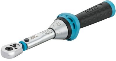 HAZET - Clé dynamométrique ∙ SYSTÈME 5000B-3CT (avec cliquet réversible pour embouts-tournevis (bits)) ∙ précision ± 3 / 4 % ∙ 1 – 25 Nm