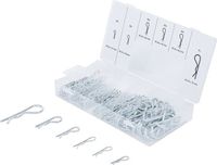 [8043BG] BGS - 8043 - Assortiment de goupilles à ressort Ø 2,4 - 4,0 mm 150 pièces