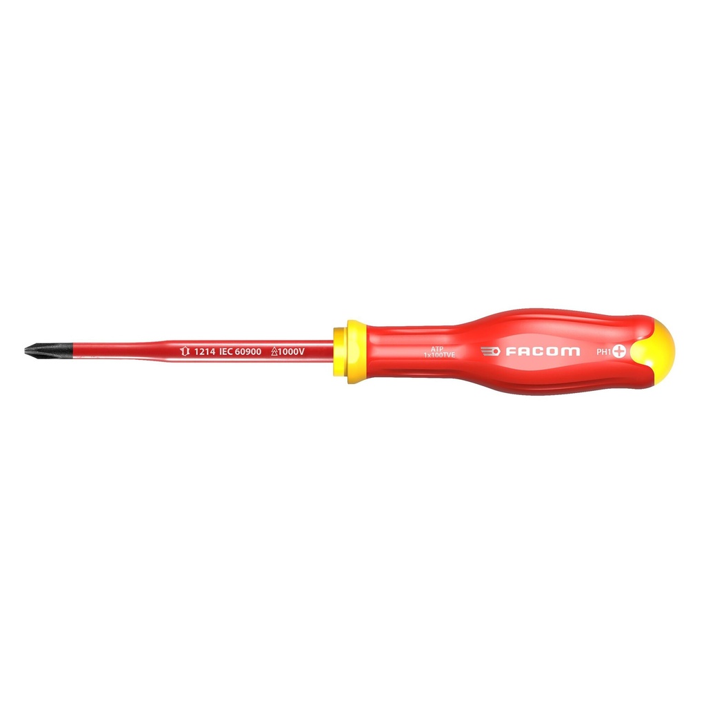 [ATP1X100TVE] [⚠Déstockage] FACOM ATP1X100TVE TOURNEVIS PROT2 PH 1X100 1000V SLIM