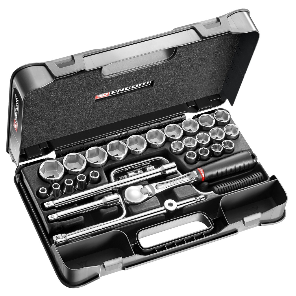 [SL.161-5P6] FACOM SL.161-5P6 COFFRET DOUIL 1/2' 6P MM SL.161 30PC