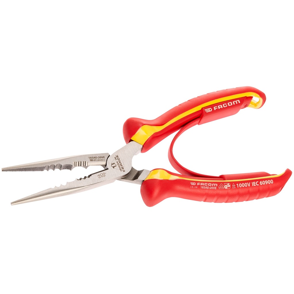 [183AE.20VE] FACOM 183AE.20VE PINCE COMBINEE DEMI RDE A DENUDER 1000V