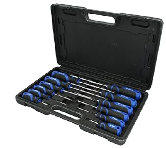 [BT033012] Brillant Tools BT033012 Jeu de tournevis, fente, PH, 12 pcs