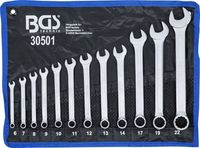 [30501BG] BGS - 30501 - Jeu de clés mixtes 6 - 22 mm 12 pièces