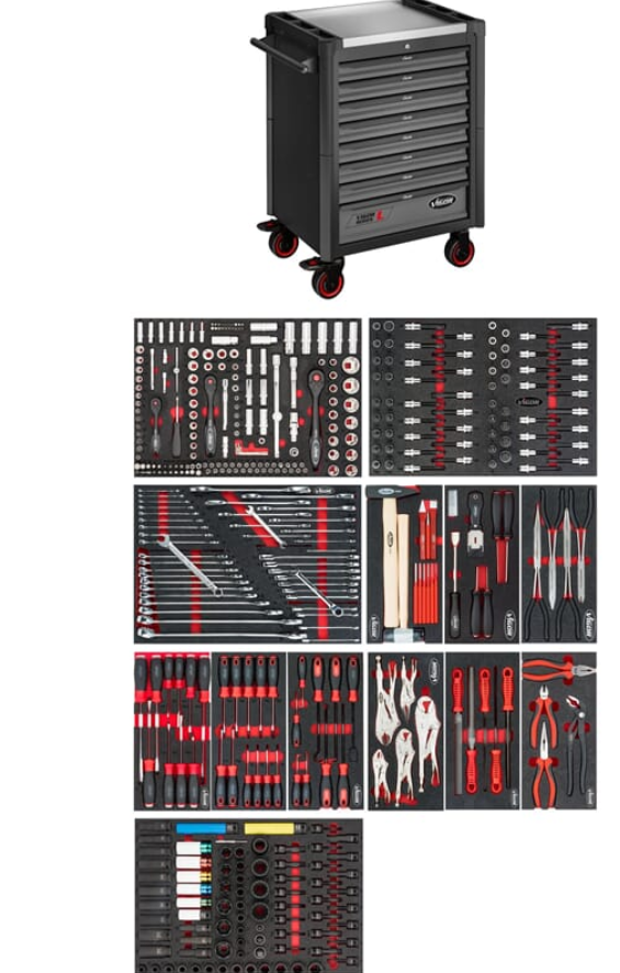 [V1901-X/442] VIGOR - Servante d'atelier série L ∙ avec assortiment