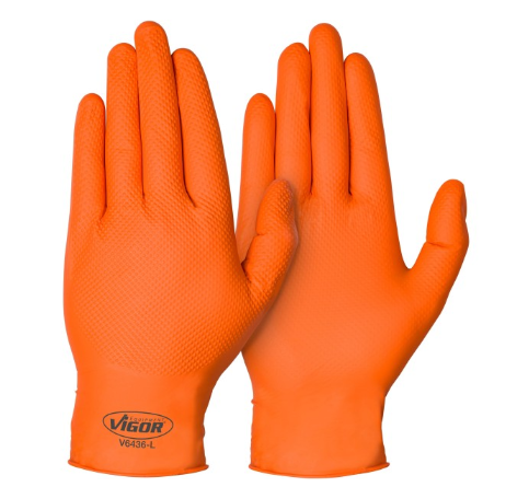 [V6436-L] VIGOR - Gants ∙ grip ∙ 100 pièces