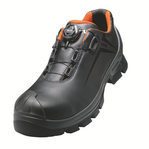 [6531.2-35] 65312 - uvex 2 MACSOLEÂ® Chaussures basses S3  noir, orange Largeur 11 (35)