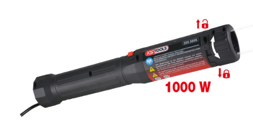 [500.8605] KSTools 500.8605 Jeu de pistolets thermiques d'induction avec verrouillage rapide, 6 pcs