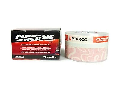 [⚠Déstockage] RUBAN DE MASQUAGE CHICANE  75MM X 20M (ROULEAU)